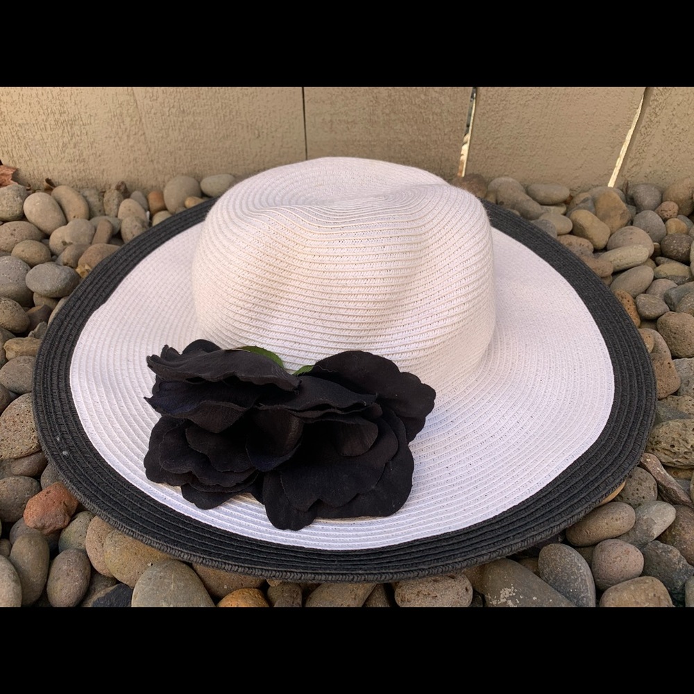 Stylish Black and White Hat